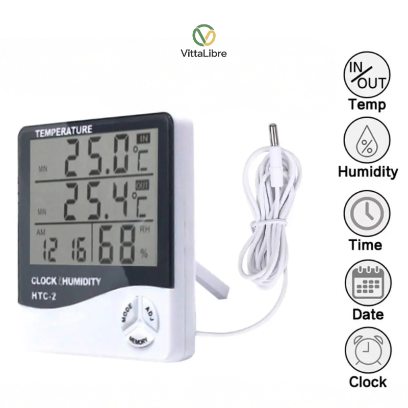 VittaClima Control | Estación Meteorológica de Interior y Exterior