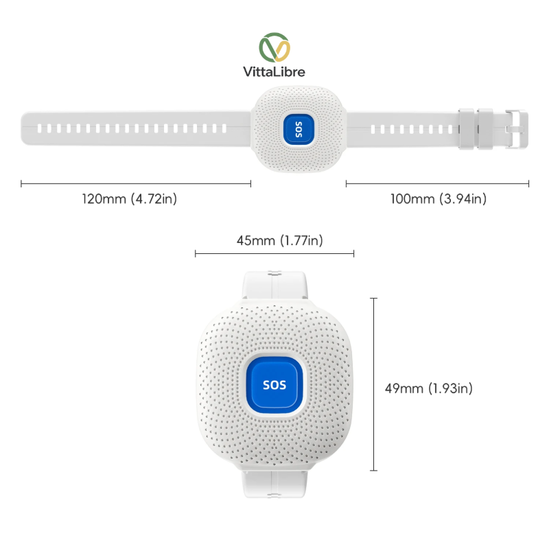 VittaPulse SOS | Pulsera inteligente botón pánico